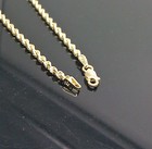 10k Yellow Gold Rope Anklet 10 Inch 2 5mm Chain Bracelet 10k Anklet