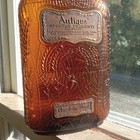 1927 Dated Spiritus Frumenti Pint Whiskey Flask Spider   Fly In Cobweb Labels