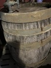 Vintage Wooden Barrel Late 1700s early 1800s Handmade