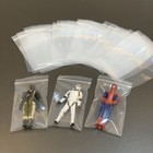 Lot 50 Pcs Rare Zipper Bags  Perfect For 3 75   Action Figures Toys
