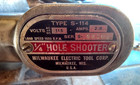 1920-30s  - Milwaukee  hole Shooter  Aluminum Electric Drill - Working Condition
