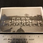 Vintage Black And White Photo Football Team