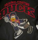 Starter Disney   Co  Donald Duck Original Fighting Duck Hockey Jersey   Size L