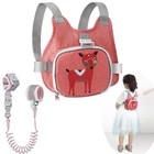  Toddler Backpack Leash With Anti-lost Wrist Link  Kids Safety Harness 