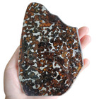 103g Beautiful Sericho Pallasite Meteorite Slice - From Kenya Qa213