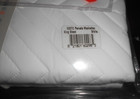 New Bellino Italy 500tc Quilted Cotton Percale Manhattan White King Shams