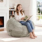 Cozy 2ft Memory Foam Bean Bag Chair - Small Soft Seating For Kids   Adults