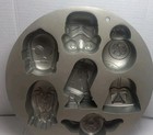 Williams Sonoma Star Wars Cake Pan Yoda  R2d2  Chewbacca  Darth Vader