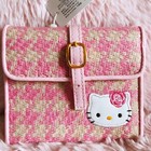Hello Kitty Bifold Wallet 2001 Sanrio Plover Rose Pink Rare Vintage