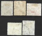 Malta 1904-14 Kevii 4 5d To 1s Values Mcca Sg 57 61 Used Cat   28 