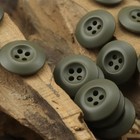 20pcs Light Army Green Resin Buttons 4 Hole 18mm 28l Military Uniform Pants