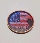 Freedom Eagle 2026 1 Oz Avdp  999 Fine Copper Round Colorized Mint Condition