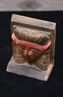 Authentic Ancient Egyptian Antiquities Hathor Stone Mask Sculpture Egyptian Bc