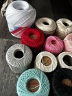Crochet Thread Spools Lot Of 26 Vintage Embroidery Crafts
