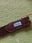 Needle Golf Leather Needlepoint Belts For Men Handmade 36 Tiger Stripe Goat
