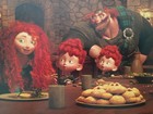 Brave 2012 Disney 14x10 Commemorative Lithograph Princess Merida   Family Euc