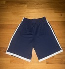 Adidas Athletic Navy Blue Three Stripe Boys Shorts
