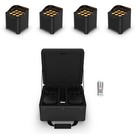 Chauvet Dj Freedom Par Q9 X4  4  Wireless Dmx Battery Wash Up-lights bag hazer