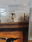 Vintage Bernat Latch Hook Rug Canvas Autumn Flight Wall Hanging 1978 Tabriz Yarn
