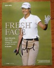  michelle Wie signed autographed golf picture lpga coa 