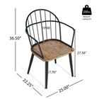 Indoor Dining Chair W Metal Legs
