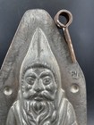 Vintage St nickolas Santa Claus Chocolate Mould Original Tin Mold