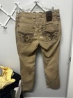 Rock Revival Khaki Jeans Tan Men   s Size 32 - Style Ep095-jir         