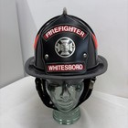 Black Morning Pride Ben 2 Traditional Fire Helmet Ht-bf2-hdo  Mfg 04 28 2012