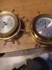 Seth Thomas Helmsman Ships Bell Clock And Barometer