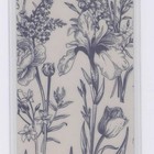 Iris Aesthetic Bookmark For Books  Gift For Bookworms  2x5 Inch Laminated  Blue