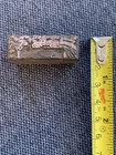 Vintage Letterpress Printing Block     sand   Gravel    Themed   copper On Wood-small