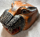 Oaxacan Wooden Carved Jaguar Head copal Tree