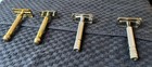 Lot Of 4 Vintage Gillette Razors