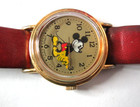 Vintage Ladies  Quartz 1980 s Disney Micky Mouse Lorus Watc Y481-6300 Run