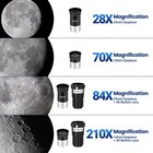 700mm Astronomical Telescope 120x With Phone Adapter For Beginner Moon Watching