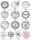 Personalized Stamp Custom Stamps Self Inking Handmade Wedding Address Logo Baker