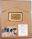      Jiminy Cricket Disney Original Production Cel Art Corner Set Up Signed Voice