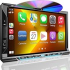 7  Double Din Car Stereo Bluetooth Cd Dvd Player Touch Screen Carplay Android