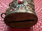 Sword Pommel  Handle Oriental Dragon Stones Cabochon Vintage 5    Ornate