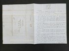 1848 Antique Stampless Cover Letter Middleborough Ms Zach Eddy Taunt Sam Buck