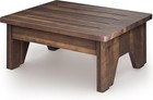 6  Wooden Step Stool Acacia Wood Walnut 15 75 w 12 5 d Adults Handle Assembly