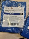 Lot Of 2 Janitorial Cart Replacement Bag 11 X 17 X 28in Blue