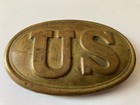Us Civil War Union Army Vintage Replica Belt Buckle Brass lead Stamped Yeck
