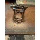Vintage Miniature Cast Iron Picture Frame Small Victorian Ornate Baroque Goth