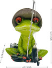 Frog Fishing Decor  Summer Garden Statues  Ocean Beach Decorations  Home Bookshe