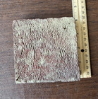 Enfield Pottery Tile 4  Square Green Grid 1906-1930 Antique Arts And Crafts