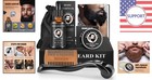 Complete Beard Growth Set  Natural Oil  Balm  Comb   Travel Bag For Men
