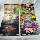 Nintendo Power Poster Lot Zelda Twilight Princess Warioware Super Mario History
