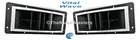 Pair 4 X 10 Inch Piezo Flush Mount Super Horn Tweeters Home Pro Studio Speakers