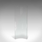 Antique Curved Glass Sheet  English  Victorian  Bow  Pane  19th Century